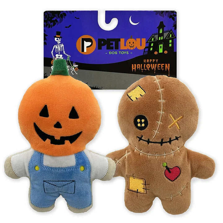 Halloween - 7" Trick or Treat Pals - Scarecrow/Pumpkin - Dog Toy - 2 Options
