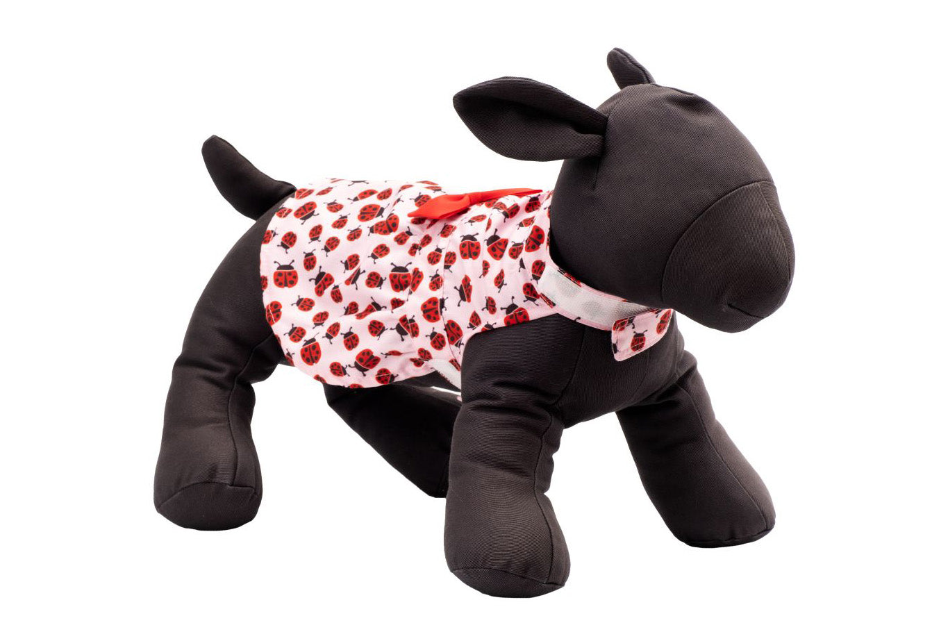 Dog Dress - Lady Bug Pink Dress