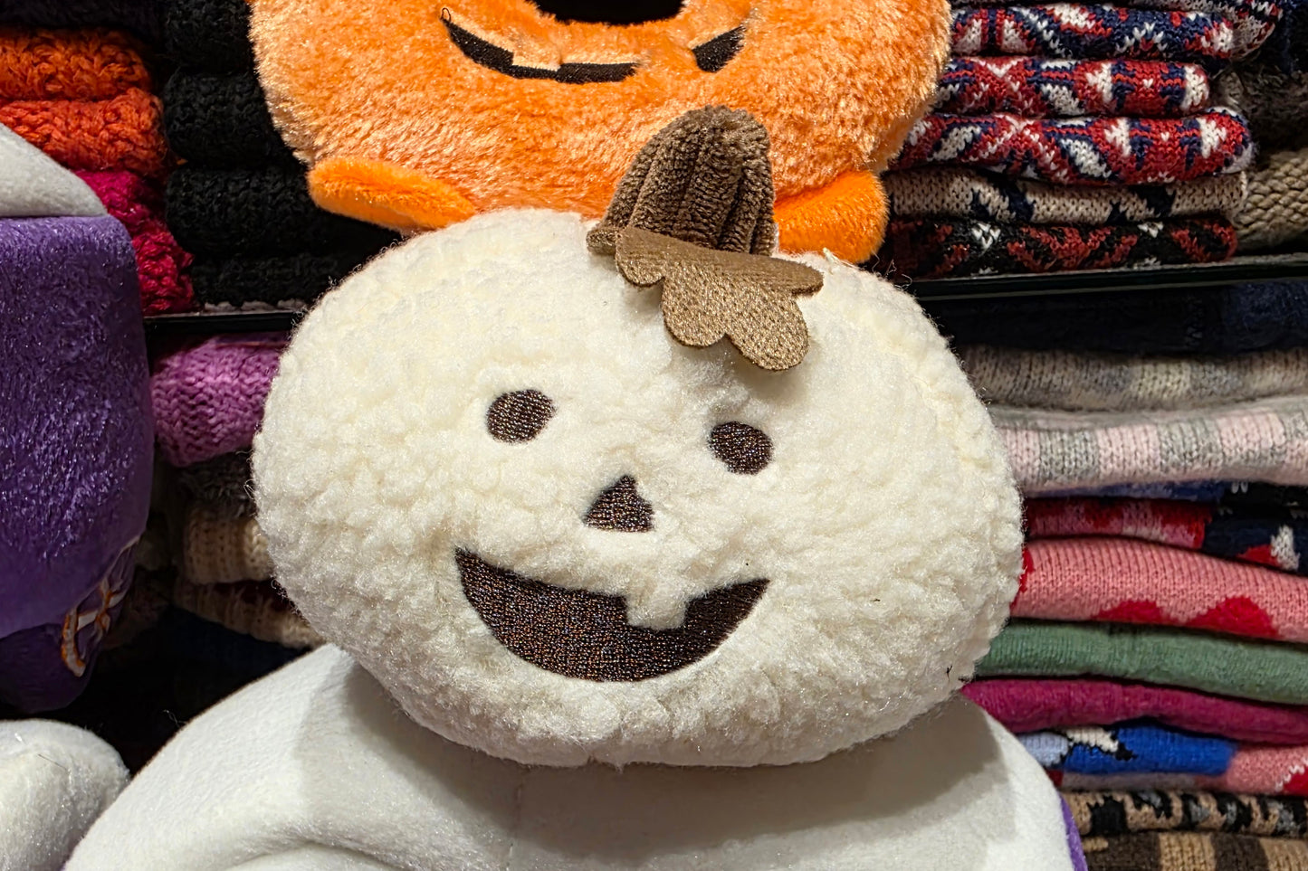 Halloween Jumbo Pumpkin Fleece - Dog Toy