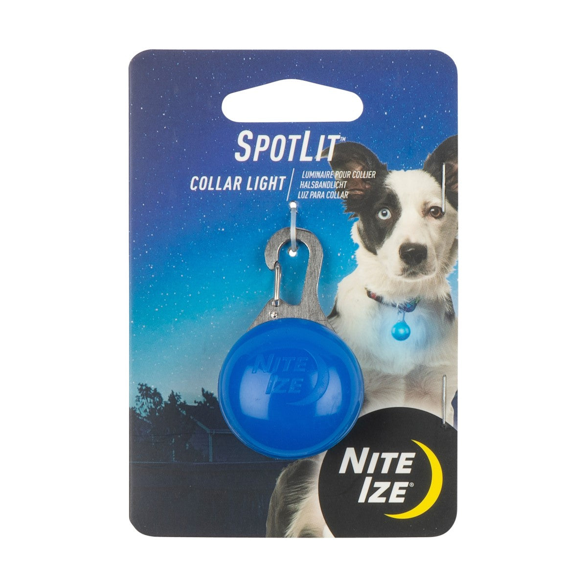 Nite Ize SpotLit Collar Light Plastic Lime / Blue/ Orange/ Pink/ White