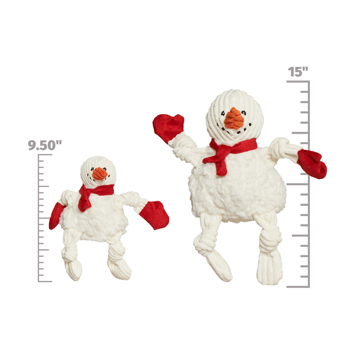 Christmas - Sam Snowman Knottie Plush Dog Toy - 2 Sizes