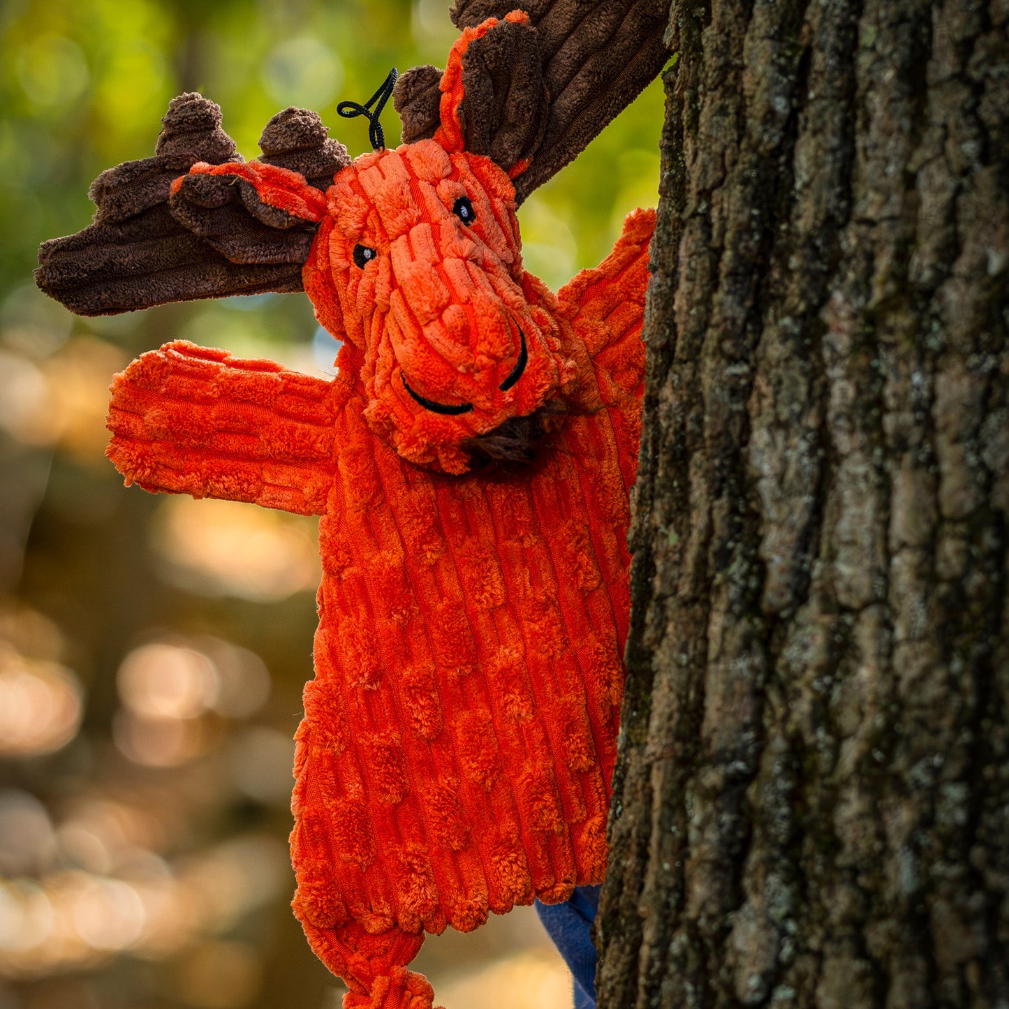 Dog Toy - Morris Moose HuggleFlatties Durable Plush Dog Toy