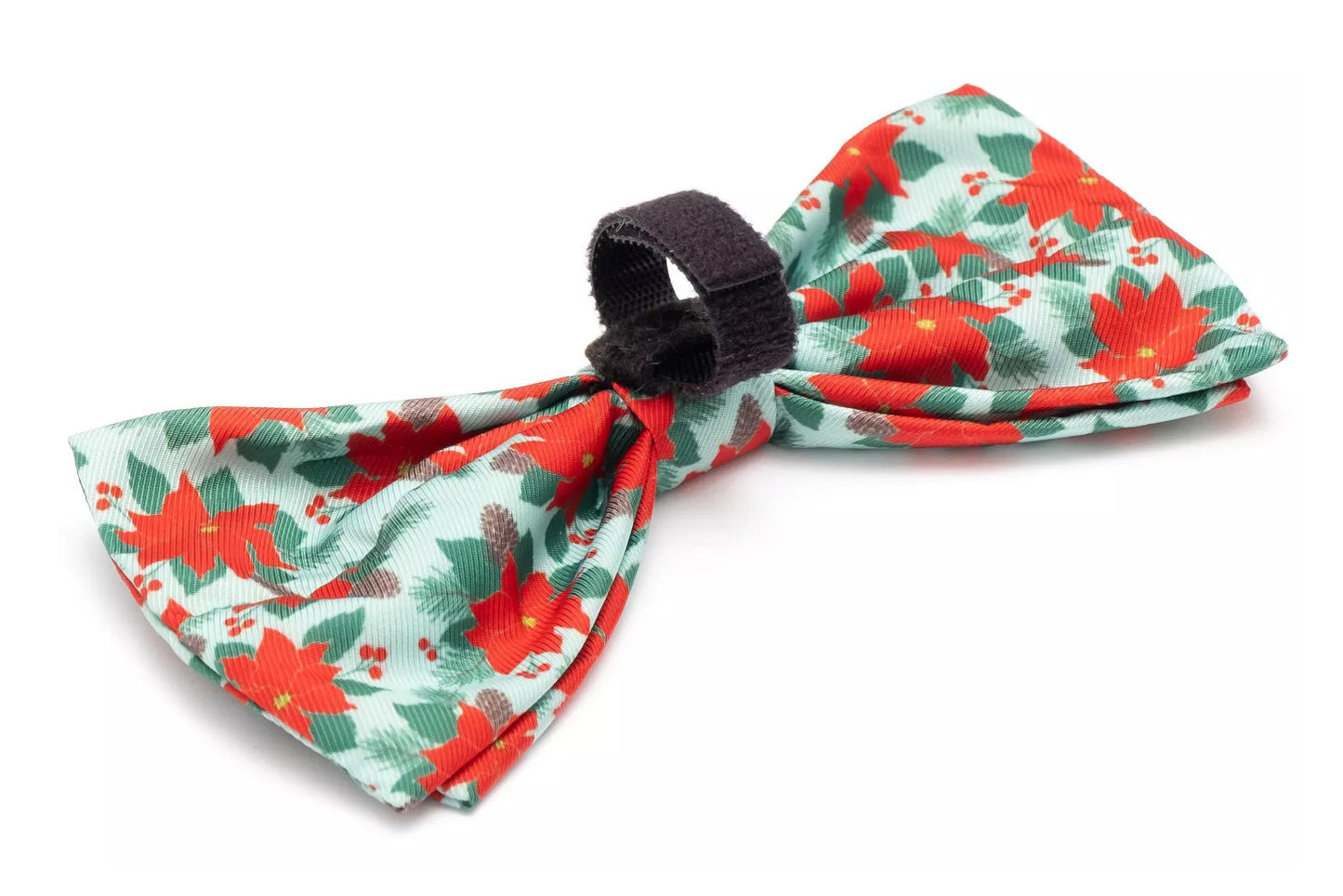 Green Poinsettias Bow Tie