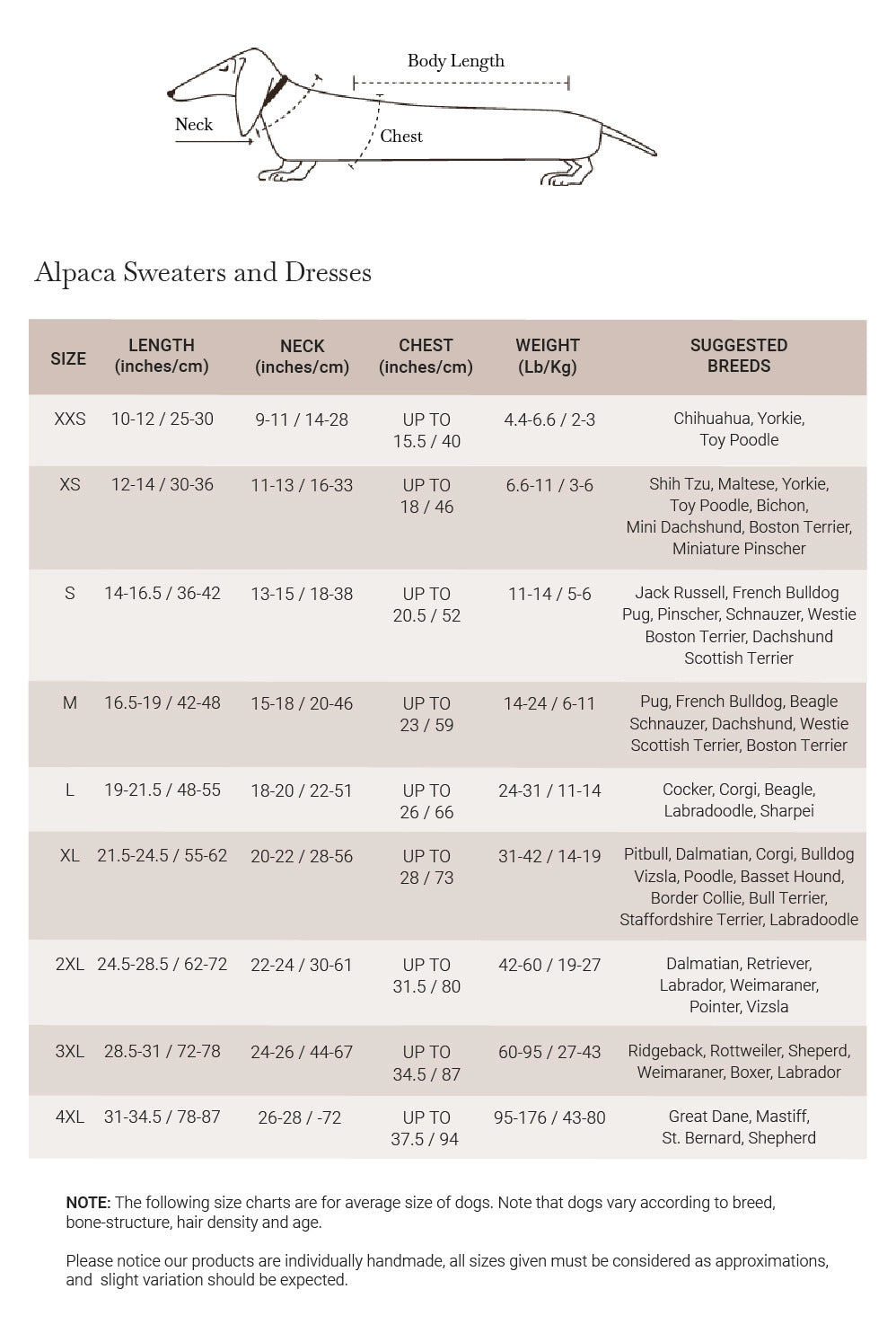 Dog Sweater - Lavender Sunrise Alpaca Dog Sweater