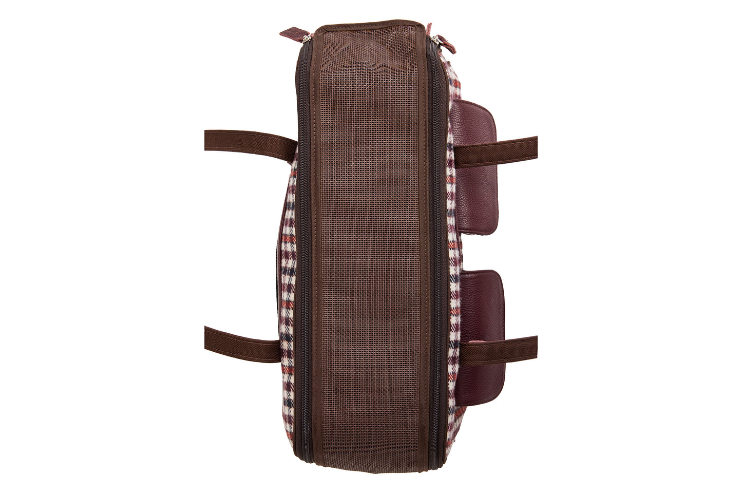 Dog Carrier - Winter - Cashmere/Wool Blend w/ Leather Straps - 4 Color Options