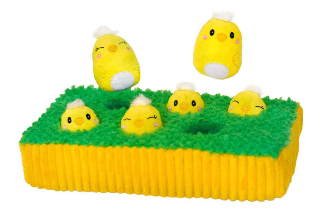 Interactive Toy - Chicks in the Grass - Dog Toy