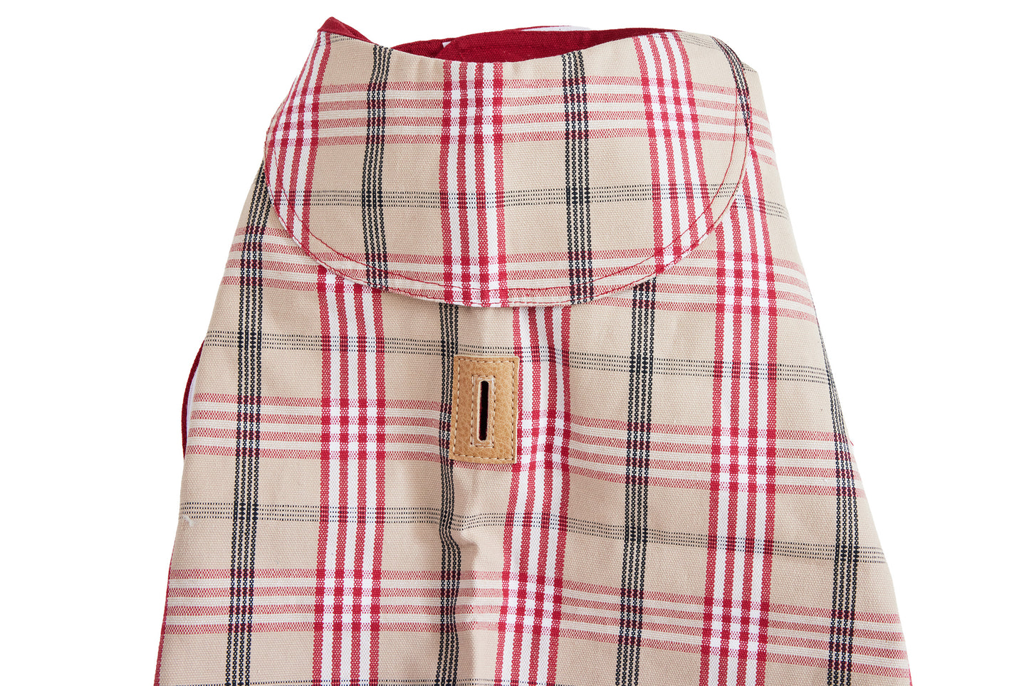 Dog Coat - Raincoat, Waxed Blue & Lavender Plaid