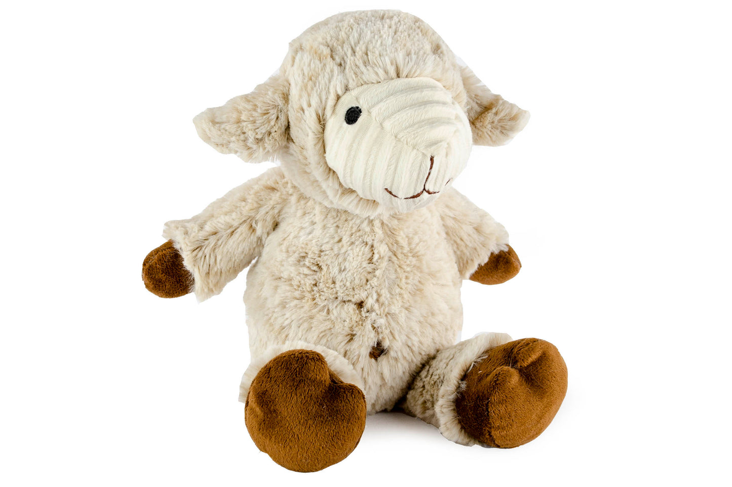 Cuddly Sheep wth Squeaker & Corduroy Trim - Dog Toy- 18"