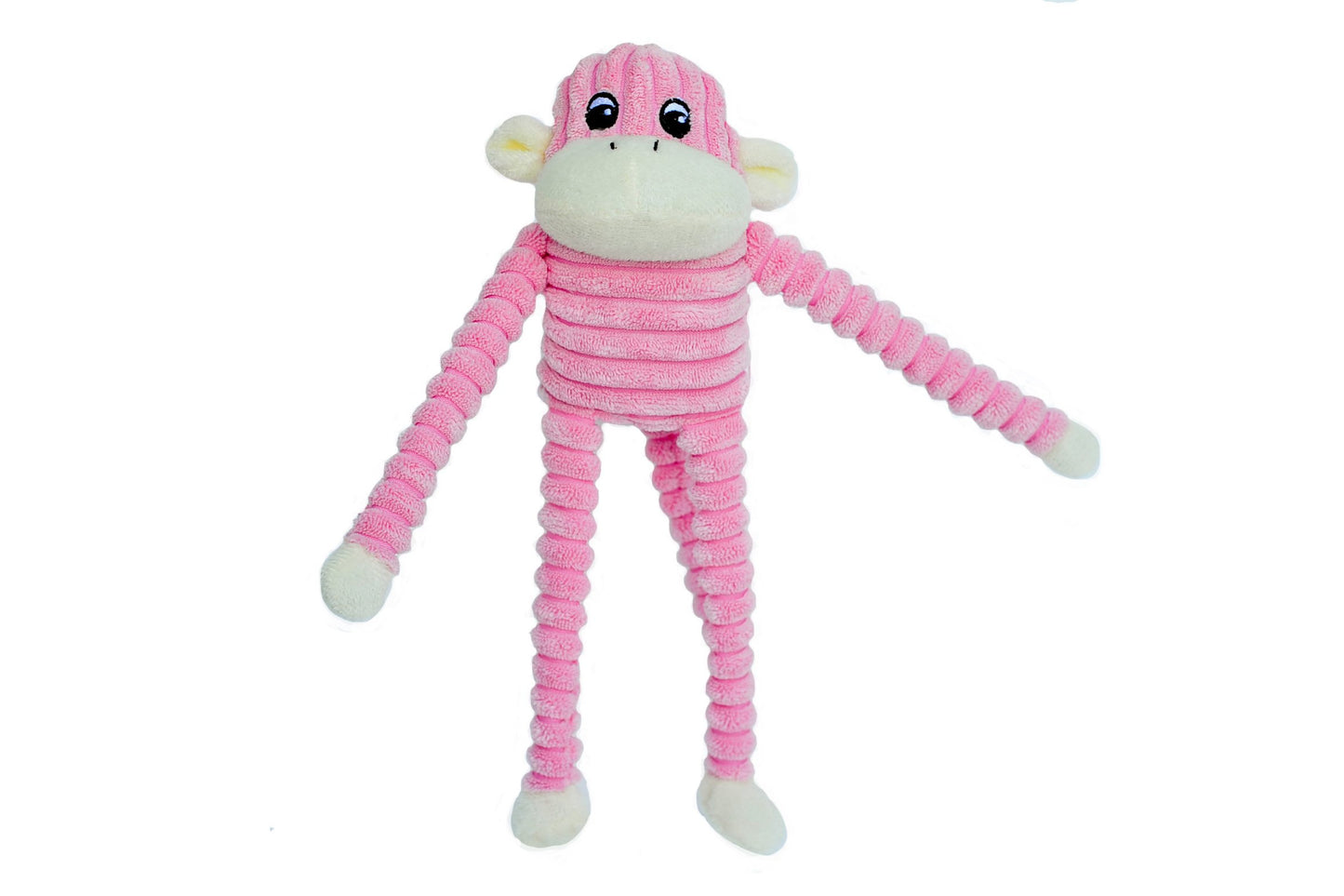 Spencer the Crinkle Monkey - Pink Small