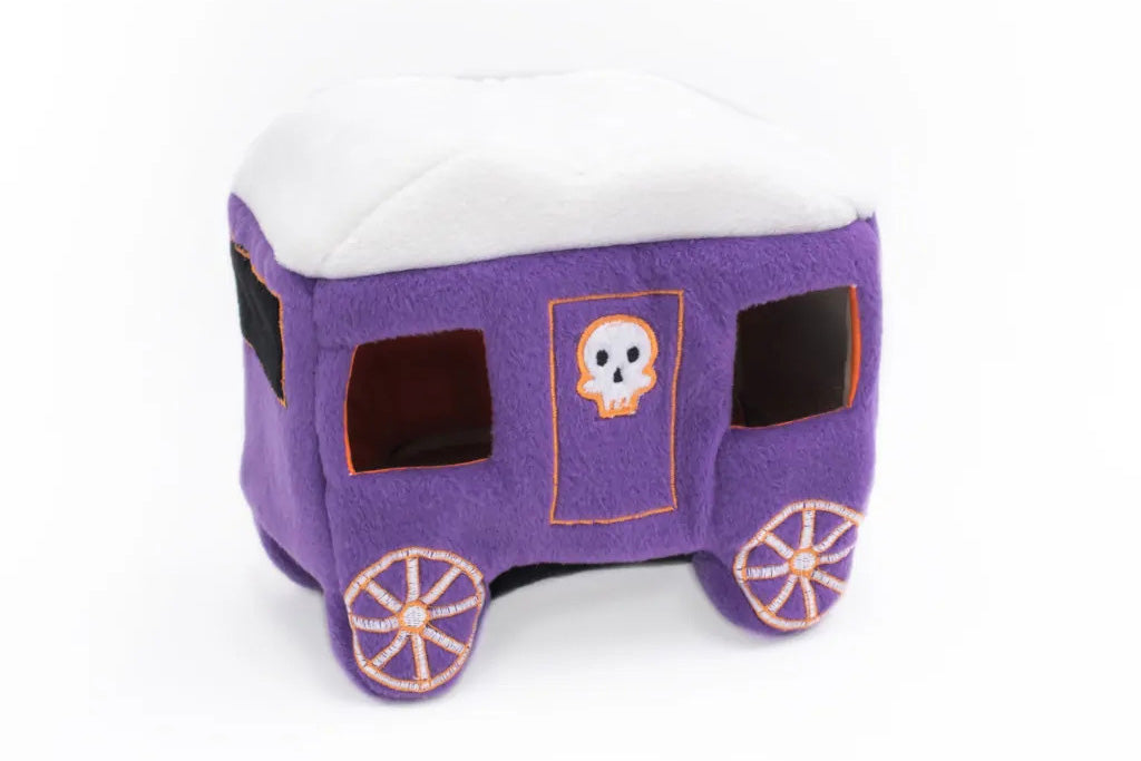 Halloween Burrow – Haunted Carriage - Interactive Dog Toy