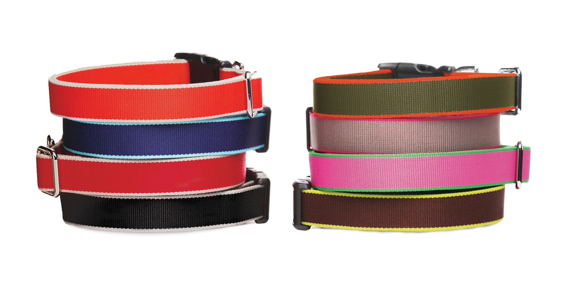 Nylon Collar - Eco Friendly, Colorful Dog Collar, 6 Colors