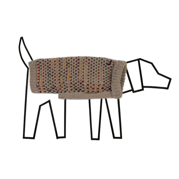 Contrast Stitch Turtleneck | Dog Sweater
