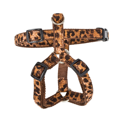 Designer Collection - Dog Collars, Harnesses & Leads - Leopard Cotton
