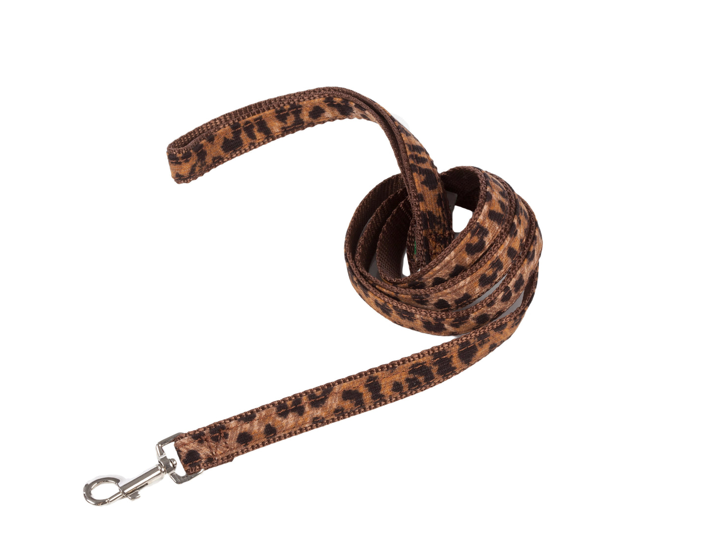 Designer Collection - Dog Collars, Harnesses & Leads - Leopard Cotton