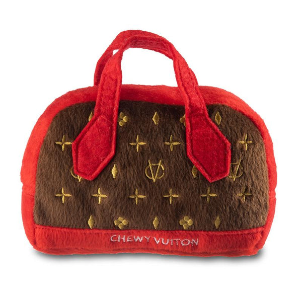 Chewy Vuitton Bag Dog Toy 2 Sizes