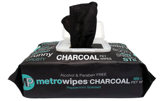 Wipes - Metro Charcoal Peppermint 100ct