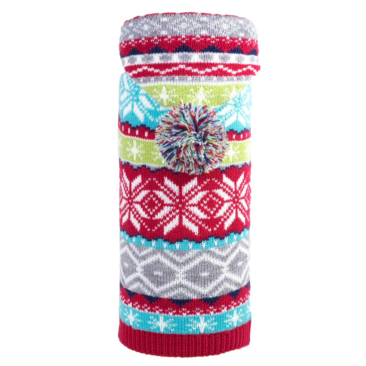 Fairisle Hoodie Sweater - Dog Sweater - Multicolored