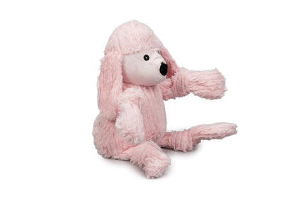 Dog Toy - Diva Pink Poodle Knottie Plush Dog Toy - 2 Size Options