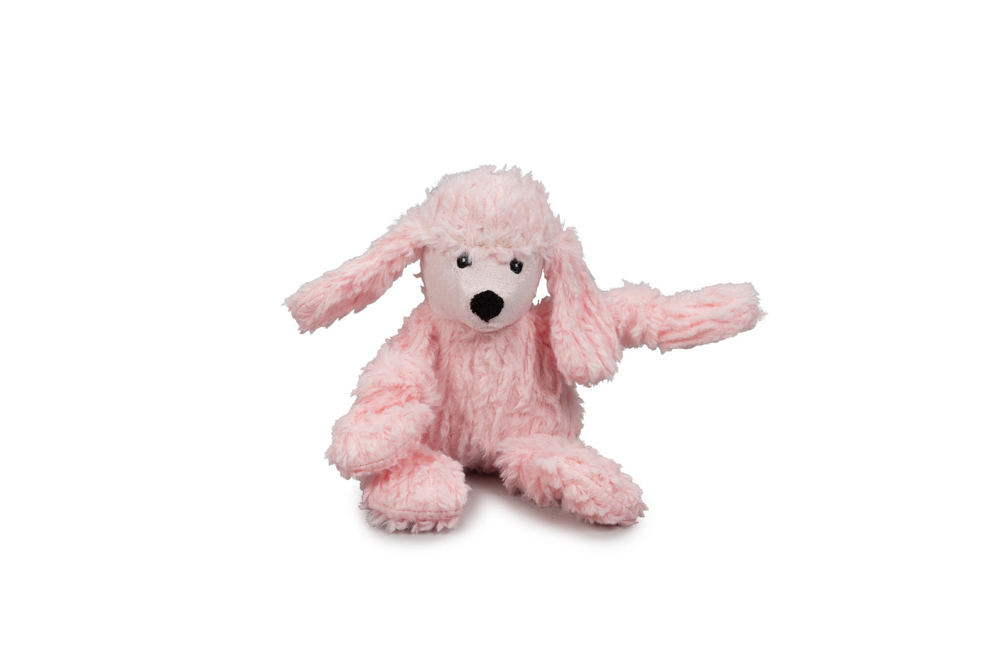 Dog Toy - Diva Pink Poodle Knottie Plush Dog Toy - 2 Size Options