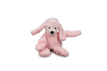 Dog Toy - Diva Pink Poodle Knottie Plush Dog Toy - 2 Size Options