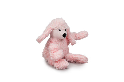 Dog Toy - Diva Pink Poodle Knottie Plush Dog Toy - 2 Size Options