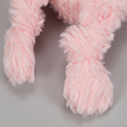 Dog Toy - Diva Pink Poodle Knottie Plush Dog Toy - 2 Size Options
