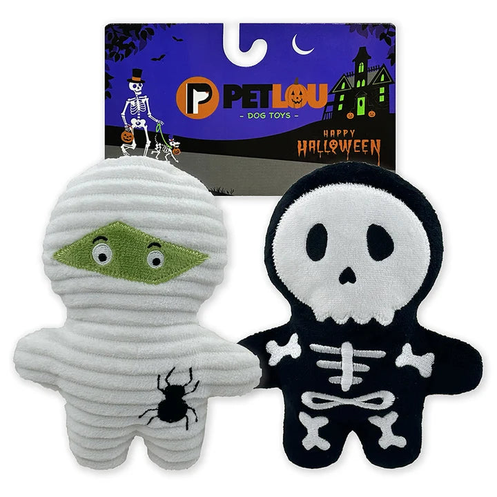 Halloween - 7" Trick or Treat Pals - Mummy & Bone - Dog Toy