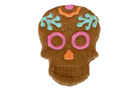 Halloween - Hand Decorated Molasses - Day of the Dead - Single Treat