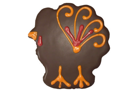 Thanksgiving - Hand Decorated Molasses - Turkey - Single Treat