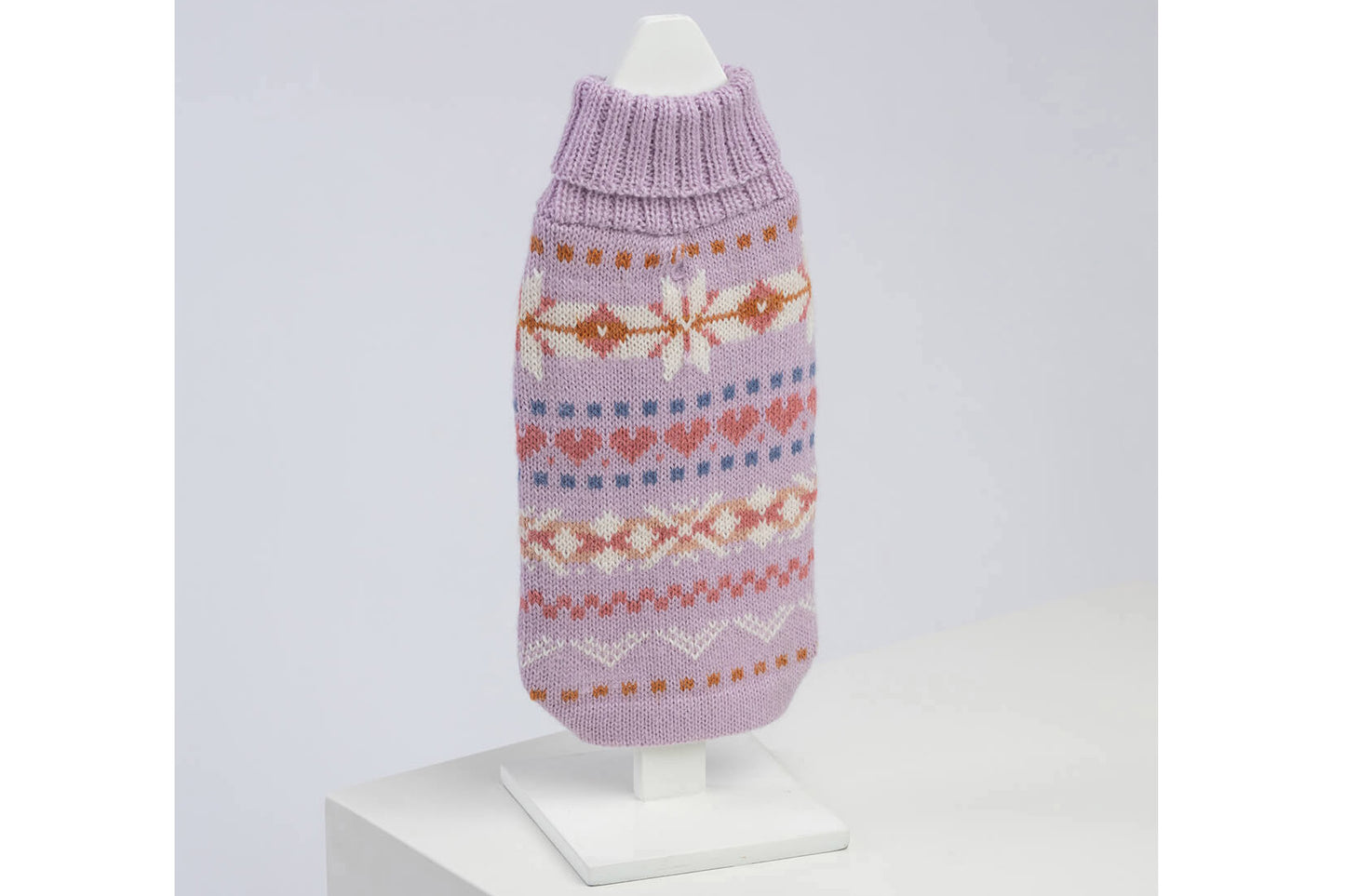 Dog Sweater - Lavender Sunrise Alpaca Dog Sweater