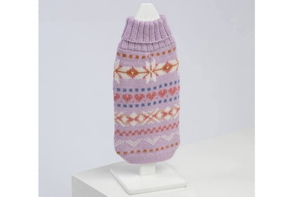 Dog Sweater - Lavender Sunrise Alpaca Dog Sweater