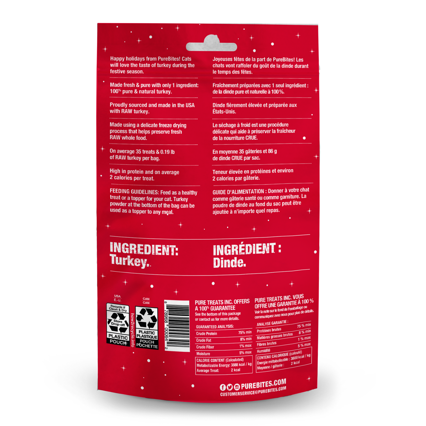 Kitty - Holiday Treats - Turkey Snacks