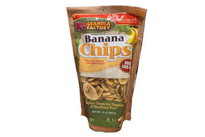 Banana Chips Dog Treats, 12oz