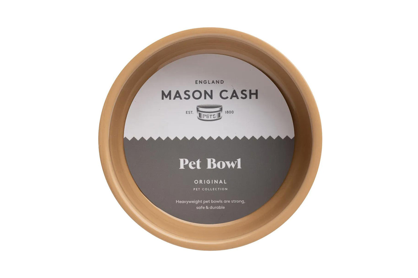 Classic Cane Lettered Dog Bowl 5.2", 13.5oz