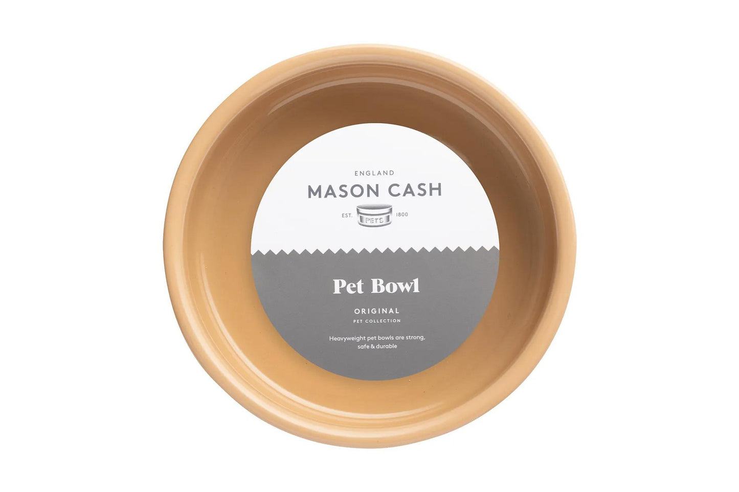 Classic Cane Lettered Dog Bowl 7", 40.6oz