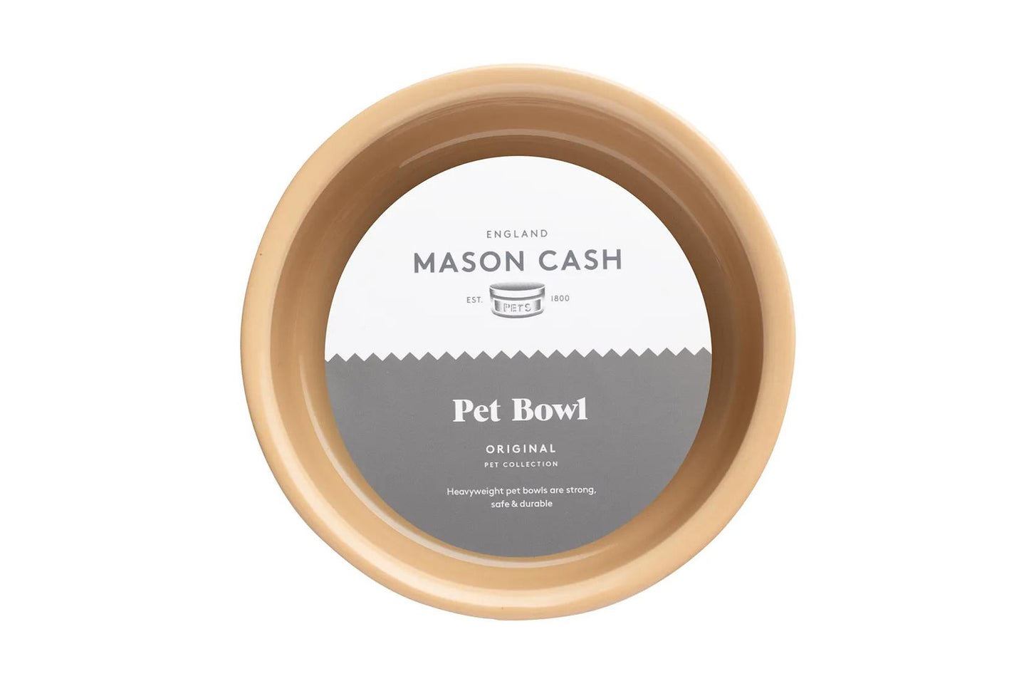 Classic Cane Lettered Water Bowl 5.9", 30oz