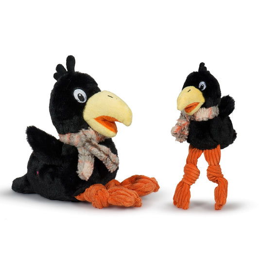 Corny Crow Knottie Plush Dog Toy