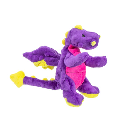 goDog Dragons Squeaky Plush Dog Toy