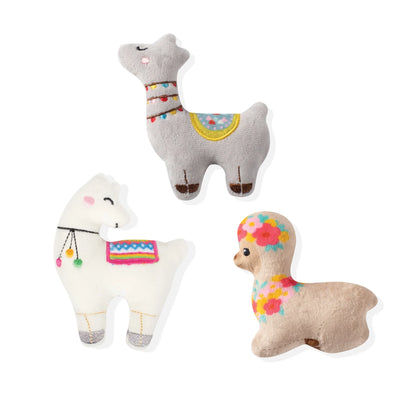 Llama Love You Forever - Mini Plush Dog Toy - 3 Color Options