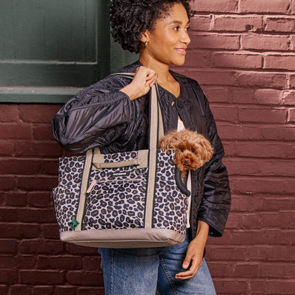 Leopard Transit Tote Dog Carrier - 2 Sizes