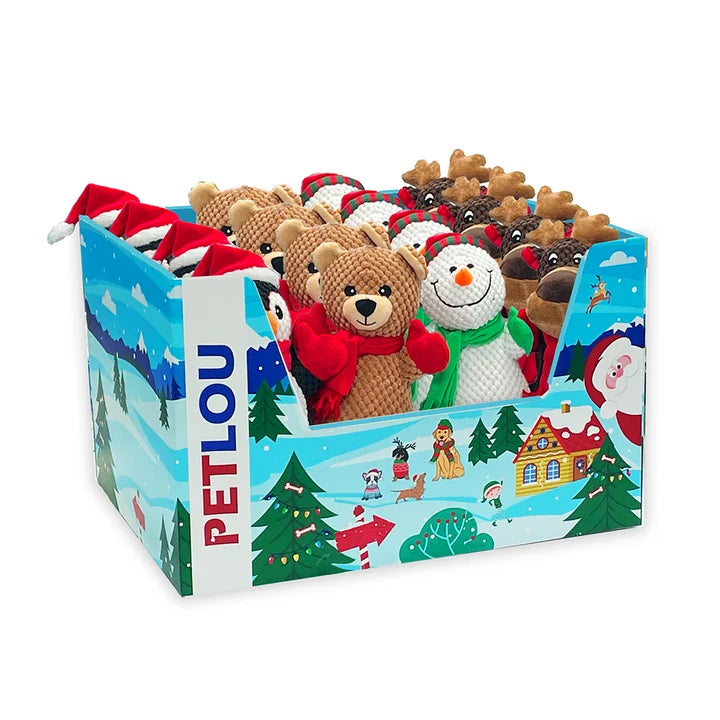 Christmas - Assorted 8" Dog Toys - 4 Options