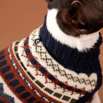 Dog Sweater - Iceberg Alpaca Dog Sweater