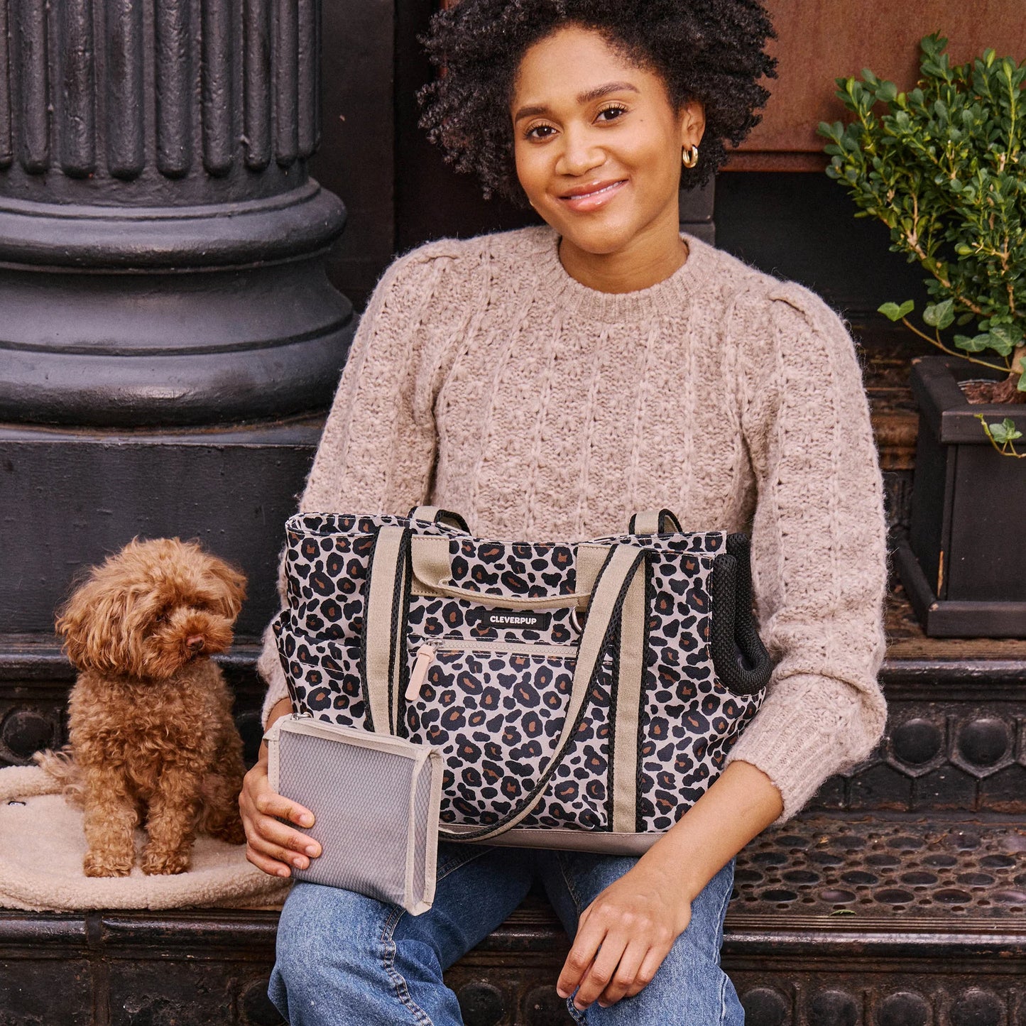 Leopard Transit Tote Dog Carrier - 2 Sizes