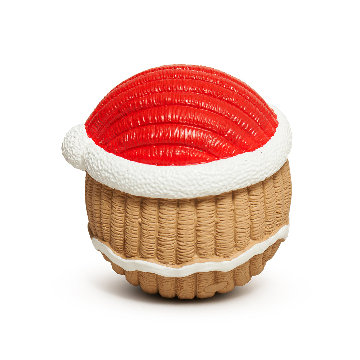 Christmas - Jolly Gingy Ruff-Tex Latex Ball - Dog Toy - 2 Sizes