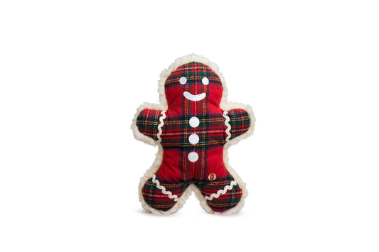 Christmas - Tartan Tidings Collection Plaid McButtons - Dog Toy