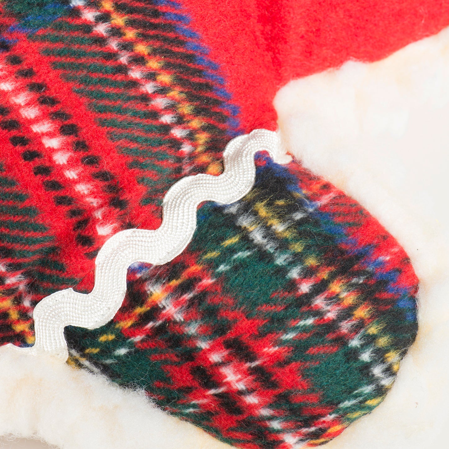 Christmas - Tartan Tidings Collection Plaid McButtons - Dog Toy