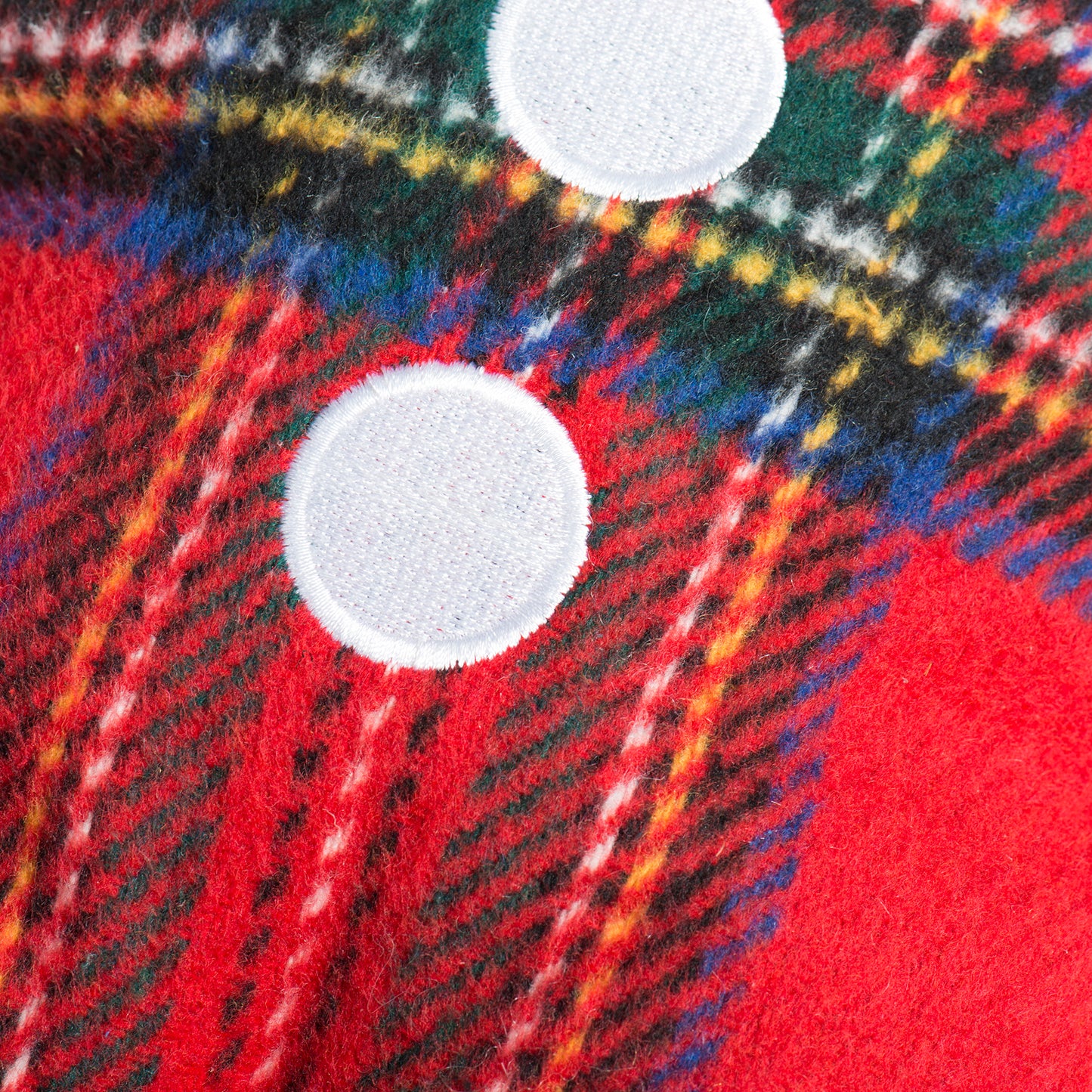 Christmas - Tartan Tidings Collection Plaid McButtons - Dog Toy