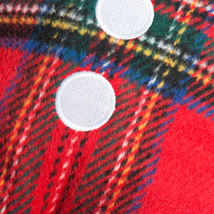 Christmas - Tartan Tidings Collection Plaid McButtons - Dog Toy