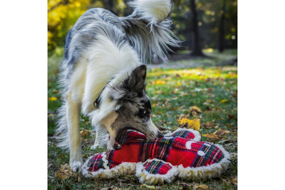 Christmas - Tartan Tidings Collection Plaid McButtons - Dog Toy