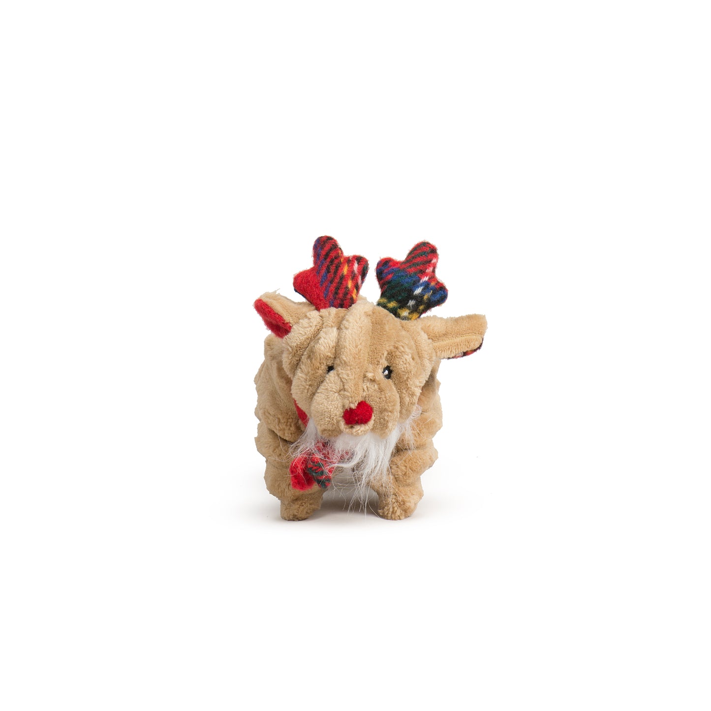 Christmas - Tartan Tidings Collection Reindeer Squooshie - 2 Sizes